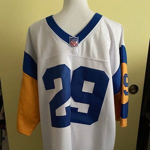 NFL # 29 Dickerson Rams Vintage Football Jersey